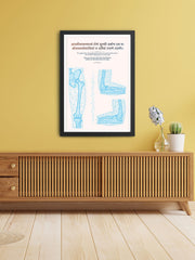 Joint Health Sanskrit Frame for Orthopedic Clinics