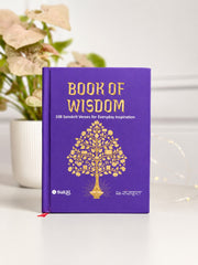 Book of Wisdom: 108 Sanskrit Quotes with Meanings, Reflections & Illustrations (Hardbound Premium Edition)