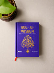 Book of Wisdom: 108 Sanskrit Quotes with Meanings, Reflections & Illustrations (Hardbound Premium Edition)