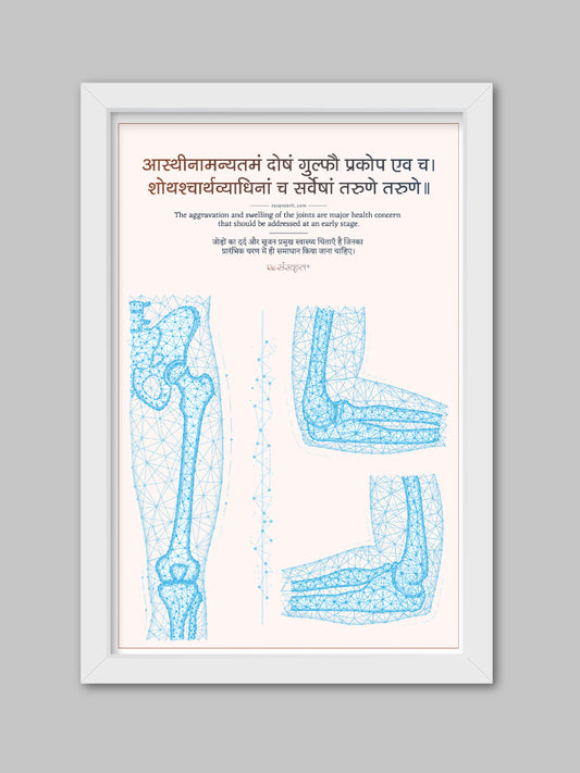 Joint Health Sanskrit Frame for Orthopedic Clinics