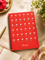 Sanskrit Floral Notebooks Gift Set (Pack of 3) | Madhuryam, Soundaryam & Mangalam