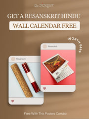 Peace and Serenity Sanskrit Quotes: 4 Posters Combo + FREE Wall Calendar
