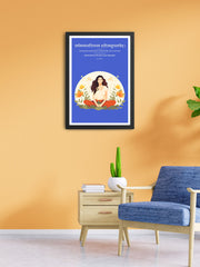 "Prioritize Self-Care" Sanskrit Wellness Wall Art