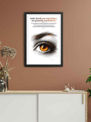 Eye Care Sanskrit Wall Art for Ophthalmology Clinics