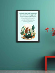 Warm Water Benefits Ayurveda Sanskrit Wall Art