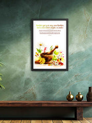 Ayurvedic Wisdom Sanskrit Wall Art