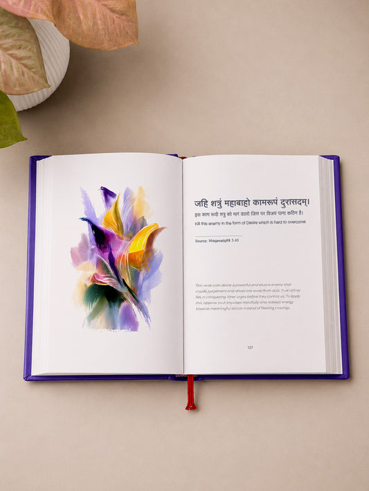 [Preorder] Book of Wisdom: 108 Sanskrit Quotes with Meanings, Reflections & Illustrations (Hardbound Premium Edition)