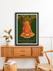 Adi Shankaracharya Frame – Divine Wisdom & Serenity