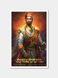 Shivaji Maharaj Rajmudra Poster Posters - ReSanskrit