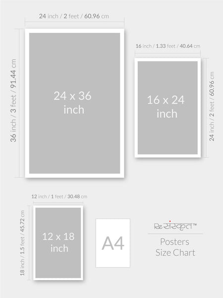 Suto Va Sut Putro ReSanskrit Wall Poster Posters - ReSanskrit
