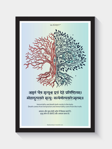 Adi Shakaracharya Sanskrit Shlok Frame Frames - ReSanskrit