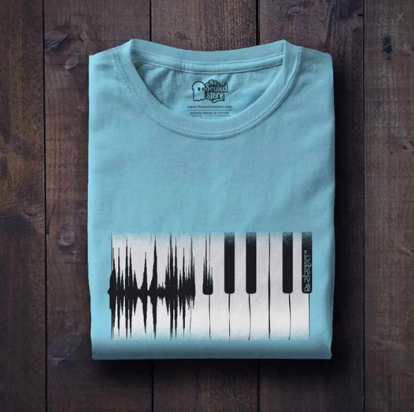 Finding Your Tune – Sky Blue ReSanskrit T-Shirt Tshirts - ReSanskrit